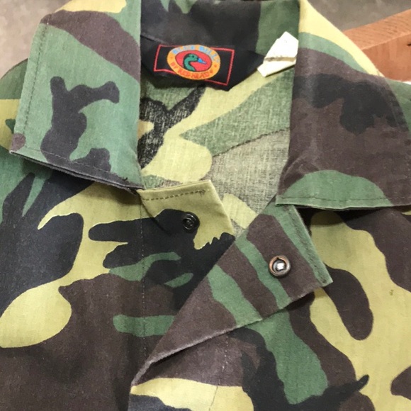 VINTAGE REDHEAD Hunting Camouflage Coveralls Unlined Size Med regular pre owned - Picture 7 of 12